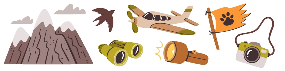 Algunas imágenes prediseñadas de la colección Wanderlust